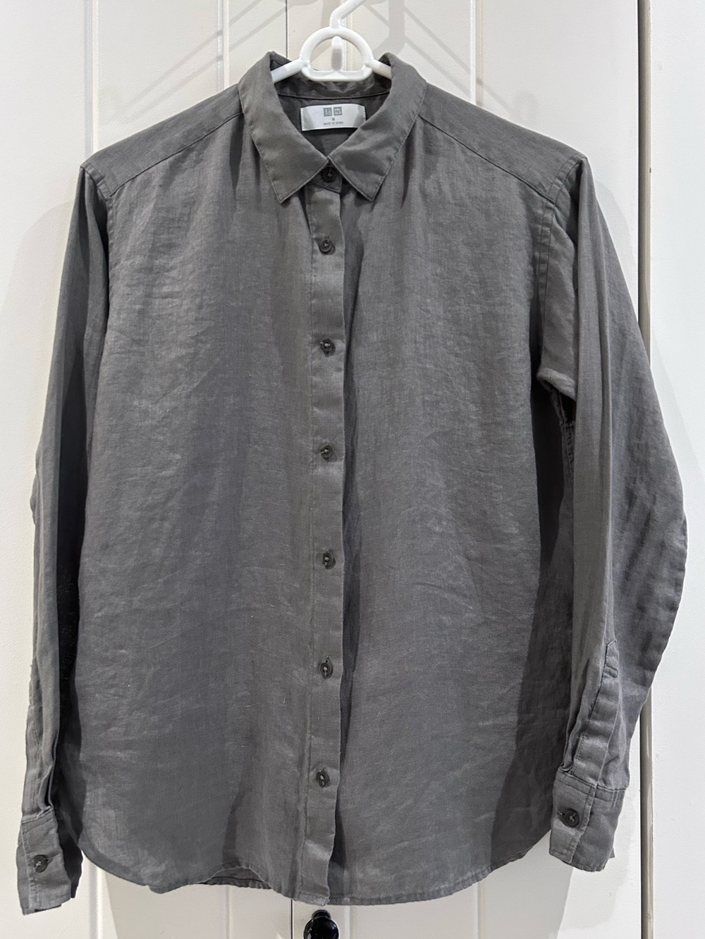 Uniqlo linen button-up shirt